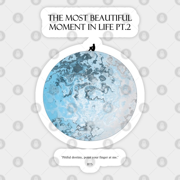 THE MOST BEAUTIFUL MOMENT IN LIFE PT.2 Moon Dark Sticker by ZoeDesmedt